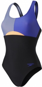 Speedo HydrActive Swimsuit Black/Vita Grey/Ultramarine