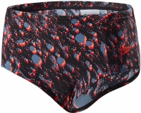 Speedo Paintblast Allover 12cm Brief Boy Black/Risk Red/Siren Speedo Paintblast Allover 12cm Brief Boy Black/Risk Red/Siren