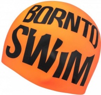 BornToSwim Seamless Reflective Swimming Cap