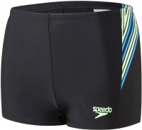 Speedo Logo Panel Aquashort Boy Black/Bright Zest/Brilliant Blue Speedo Logo Panel Aquashort Boy Black/Bright Zest/Brilliant Blue