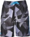 Arena Geometrical Long Bermuda Black/White