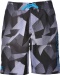 Arena Geometrical Long Bermuda Black/White