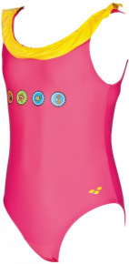 Arena AWT Krowncaps KG One Piece Fresia Rose/Lily Yellow