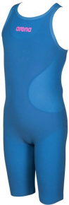 Arena Powerskin R-Evo One FBSLOB Junior Blue/Powder Pink
