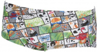 Arena Summer Comics Low Waist Short Shiny Green/Multi Arena Summer Comics Low Waist Short Shiny Green/Multi