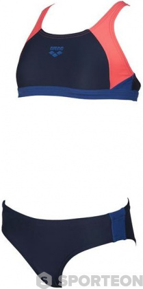 Arena Ren Two Pieces Junior Navy/Shiny Pink/Royal