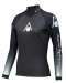 Aqua Sphere Aquaskin Top Long Sleeve Women Black/Turquoise