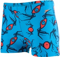 Speedo Loco Burst Essential Allover Aquashort Boy Navy/Hot Orange Speedo Loco Burst Essential Allover Aquashort Boy Navy/Hot Orange