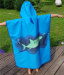 BornToSwim Shark Poncho Junior Blue