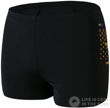 Speedo Pocket Aquashort Black/Mango