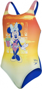 Speedo Disney Minnie Mouse Medalist Girl Sunset Orange/Sapphire Blue Speedo Disney Minnie Mouse Medalist Girl Sunset Orange/Sapphire Blue