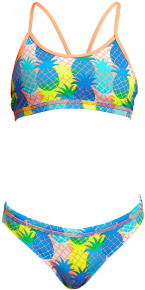 Funkita Juicy Fruit Racerback Two Piece Girls Funkita Juicy Fruit Racerback Two Piece Girls