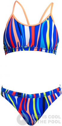 Funkita Raw Hide Racerback Two Piece Girls