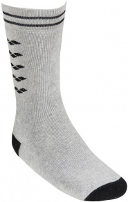 Arena Icons Socks Grey Melange/Black