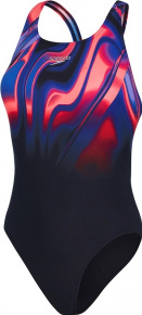 Speedo Placement Digital Powerback Black/Phoenix Red/Blue Flame/Ultraviolet Speedo Placement Digital Powerback Black/Phoenix Red/Blue Flame/Ultraviolet