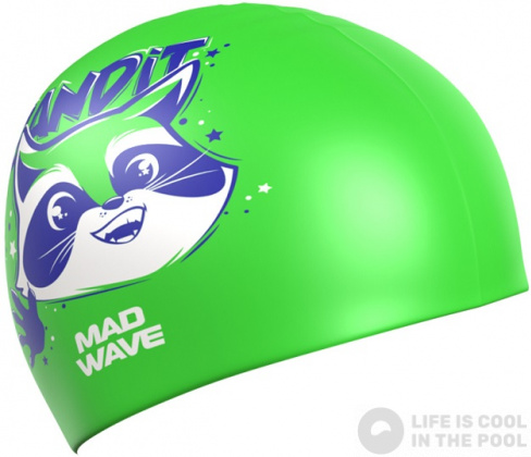 Mad Wave Bandit Swim Cap Junior