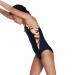 Speedo HyperBoom Splice Muscleback Girl True Navy/Siren Red/Papaya Punch