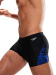 Speedo Allover V-Cut Aquashort Black/Chroma Blue