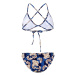 Aquafeel Baroque Ornament Sun Bikini Blue