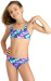 Arena Tie and Dye Bikini Top Girls Navy