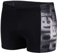 Arena Overlap Swim Short Black/White Multi