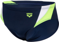 Arena Swim Briefs Panel Navy/Green/White