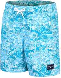 Speedo Printed 15 Watershort Boy Alpine Blue/Pool/White