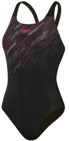 Speedo Hyperboom Placement Muscleback Black/Electric Pink/USA Charcoal Speedo Hyperboom Placement Muscleback Black/Electric Pink/USA Charcoal