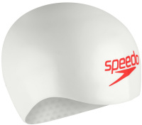 Speedo Fastskin Cap White/True Cobalt/Flame Red