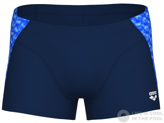 Arena Performance Monogram Short Navy/Blue Multi
