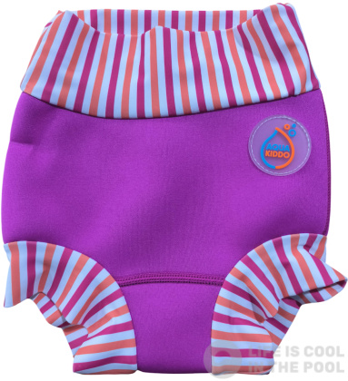 Trajes de baño infantiles para niños AquaKiddo Swim Nappy Neon Pink