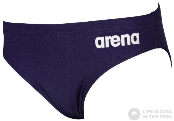 Arena Solid brief junior navy