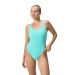 Speedo Textd Belted Deep U-Back 1 piece Blue