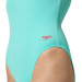 Speedo Textd Belted Deep U-Back 1 piece Blue