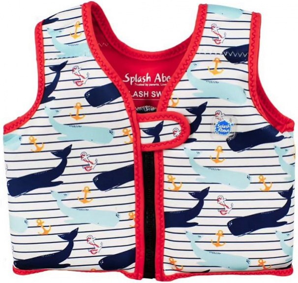 Splash About Swim Vest Go Splash Moby White