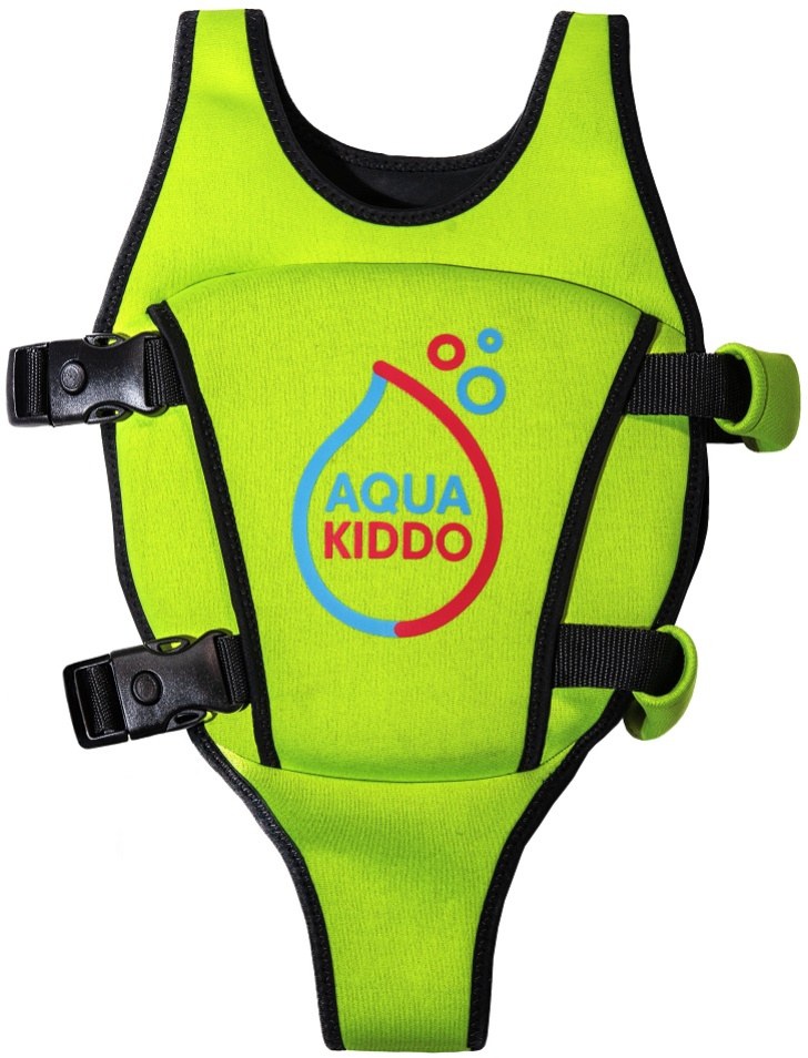 Chaleco de natación para niños AquaKiddo Swim Vest Green